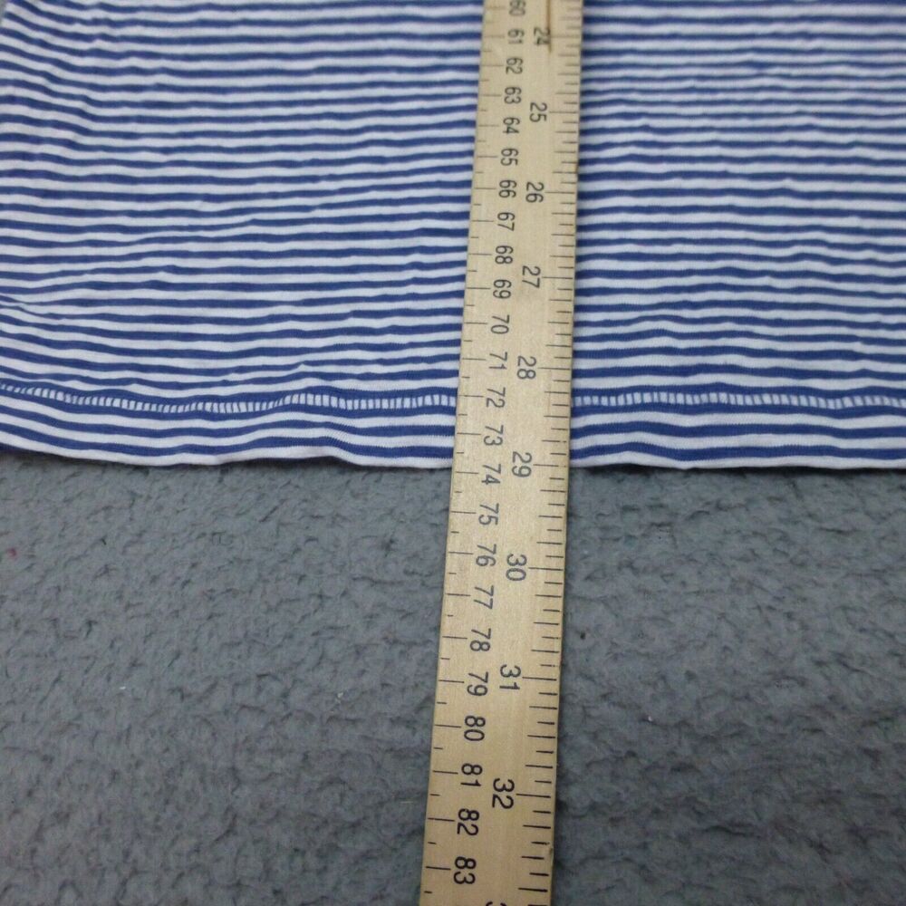 Vineyard Vines Shirt Mens Large Island Polo Striped Blue Pocket Cotton Preppy - Picture 7 of 9